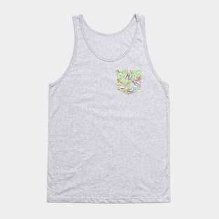 Pocket- palms Tank Top